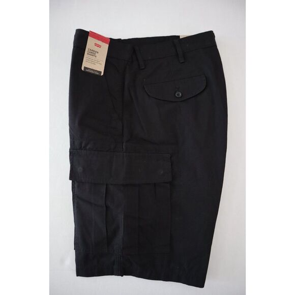 Levi's 232510013 Men's Sz 38 Black Loose-Fit Non-Stretch 9.5" Cargo Shorts - Picture 6 of 7